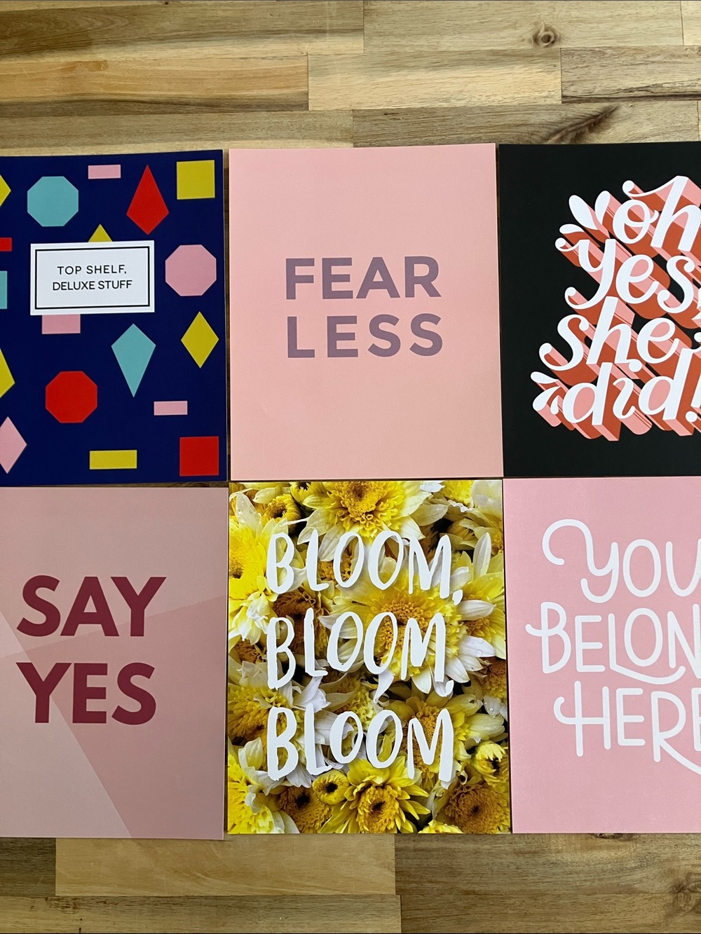 A Beautiful Mess - Bundle of Six 8x10 Art Prints from Happy Mail